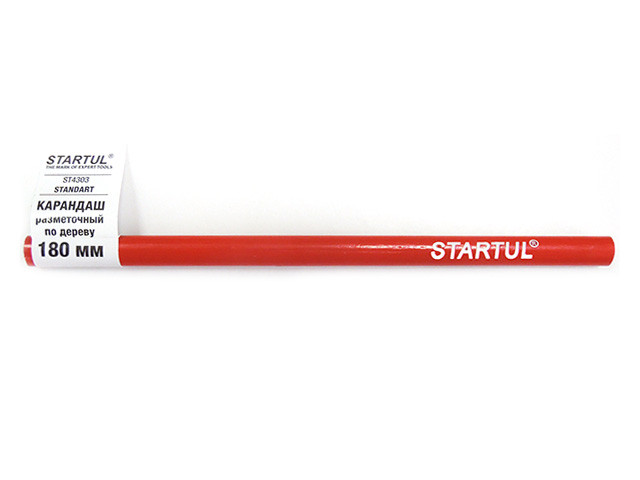 Карандаш разметочный 180мм STARTUL STANDART (ST4303) по дереву