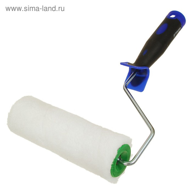 Валик TUNDRA comfort, шерсть, 180 мм, ручка d=6 мм, D=42 мм, ворс 6 мм, двухкомп. ручка 1823912