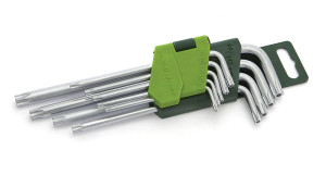 563591 Набор ключей угловых TORX  с отверстием (Т10,Т15,Т20,Т25,Т27,Т30,Т40,Т45,Т50)  9 шт.