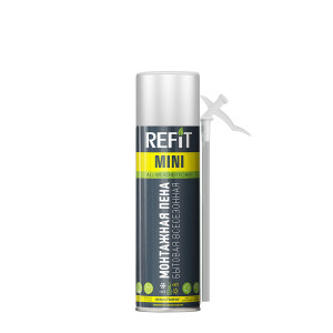 Пена монтажная REFIT MINI бытовая всесезонная 360гр