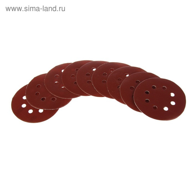 Круг абразивный шлифовальный TUNDRA basic под липучку 125 мм (набор 10 шт), Р400 2603084