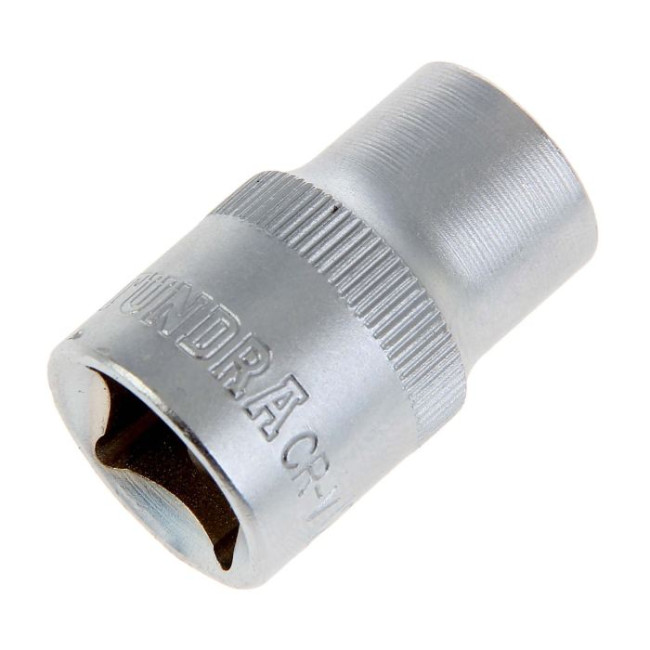 Головка торцевая TUNDRA premium, 6-гранная, 1/2", 12 мм, CrV 1123550