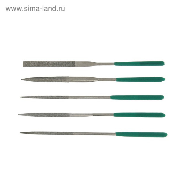 Набор надфилей алмазных TUNDRA basic, 50 х 140 х 3 мм, 5 шт. 2275918