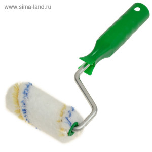 Мини-валик TUNDRA basic, микрофибра, 60 мм, ручка d=6 мм, D=15 мм, ворс 9 мм   2840593