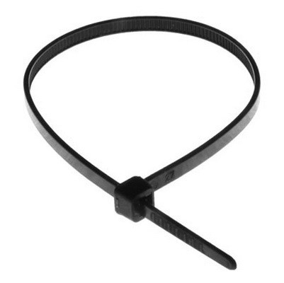 СТЯЖКИ НЕЙЛОНОВЫЕ 5*400 (Ч) (100уп.) VERTEXTOOLS СНЧ-5-400