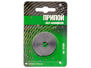 Припой ПОС 61 проволока, спираль ф2мм