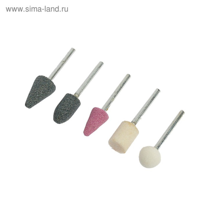 Набор шарошек абразивных TUNDRA basic, хвостовики 3 мм, 5 шт.   4266124